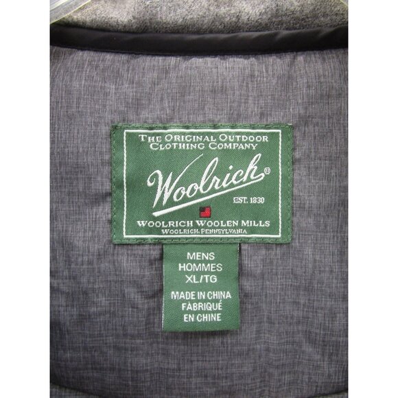 Woolrich Jacket XL Puffer Coat Wool Insulation Outdoor Full Zip Logo - Picture 9 of 11